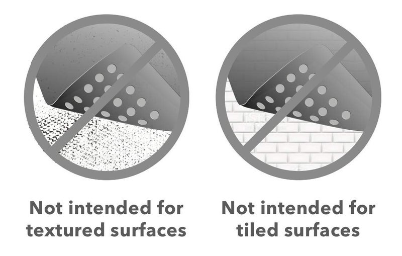 TIKE SMART Large Non-Slip Bathtub & Shower Mat 31 inch x16 inch (Smooth/Non-Textured Tubs Only) Safe, Clean, Machine-Washable, Superior Grip&Drainage, Vinyl, Transparent Black, Medium - Image 3